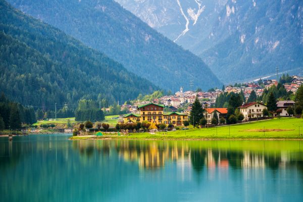 Villapiccola, alpine, pegunungan Alpen, menakjubkan, Auronzo, Austria