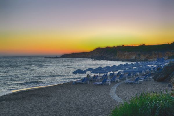 Strand, Sonnenuntergang, Insel, Seelandschaft, Griechenland, Kefalonia