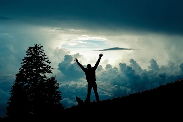 tonnerre, orage, coup de tonnerre, orage, pluie, ciel