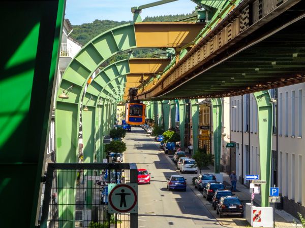 pojazd, Wuppertal, Schwebebahn, technologia, szyna, Niemcy