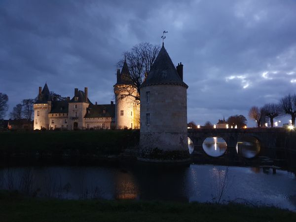 manchar, Loire, castillo, edades medias, Francia, francés