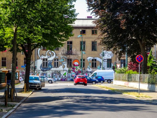 gate, graffiti, Urban, gatekunst, fasade, biler