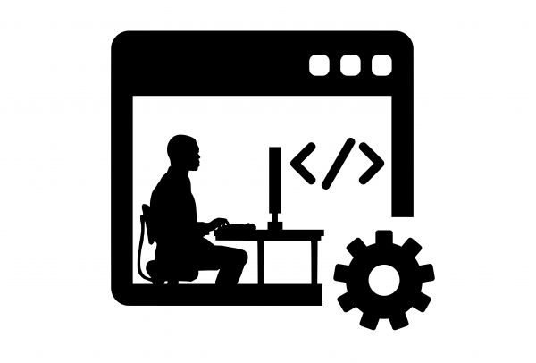 computadora,hombre,programador,Progreso,silueta