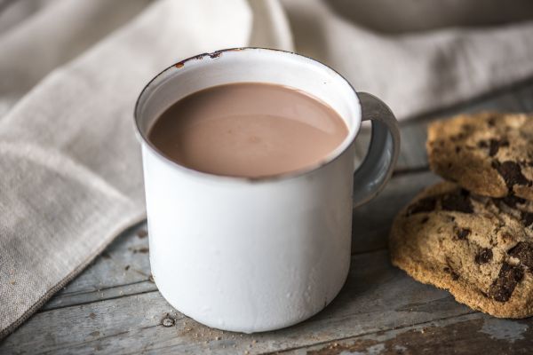 galleta,horneado,bebida,marrón,cacao,chip