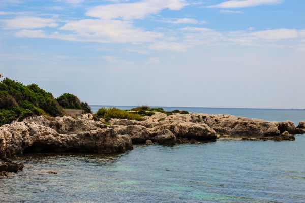 mar, Oceano, cielo, montaña, azul, hermosa