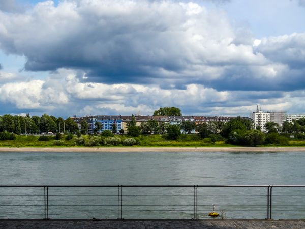 rhine, river, cologne, germany, building, architecture