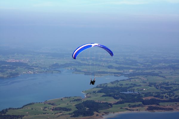 parapantă, sporturi de aer, paraşuta, cer, natural, parașutism