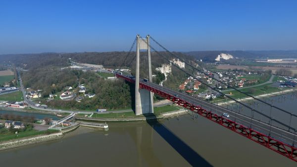 Brücke, Infrastruktur, Gebäude, Fluss, Wasser, Himmel