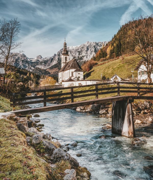 Sankt sebastian,Ramsau,Berchtesgaden,Núi cao,Núi,Bavaria