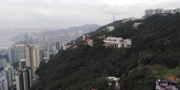 toppen,hongkong,skyline,Sky,himmel,fjell