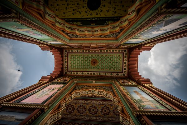 Jaipur, antiguo, arquitectura, Asia, antiguo, art