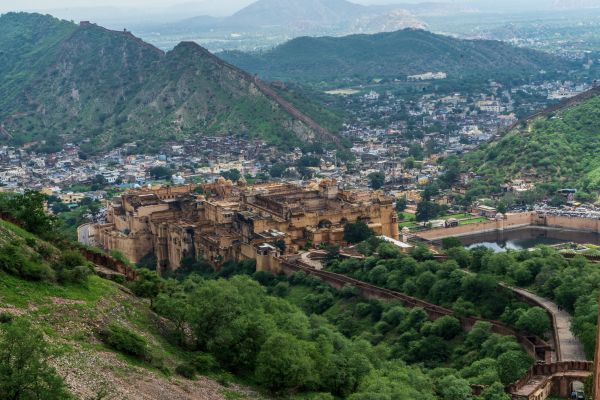 Jaipur, ambra, amber Fort, palazzo di ambra, amer, forte Amer