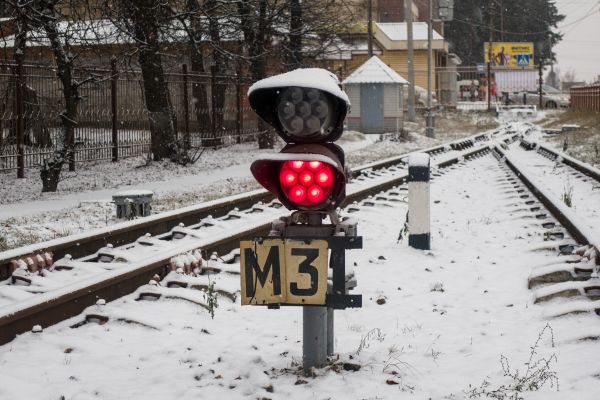 snow,winter,frost,cold,trees,railway