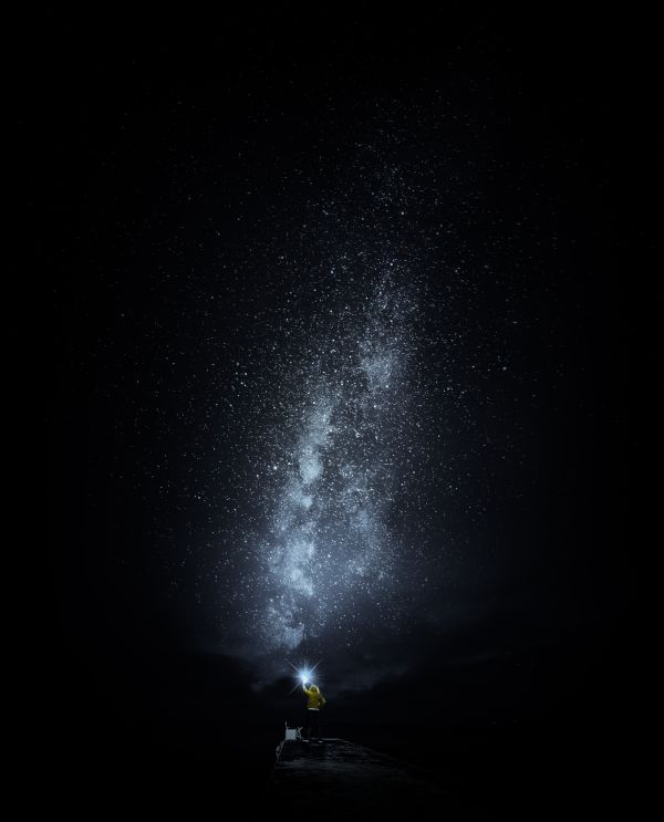 nature,night,atmosphere,milkyway,black,darkness