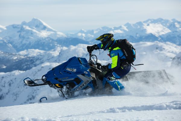 体育,头盔,天空,雪,山,雪地车