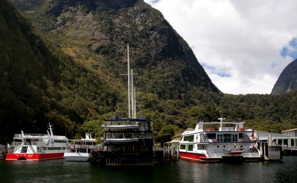 sea, mountain, lake, river, coast, boat