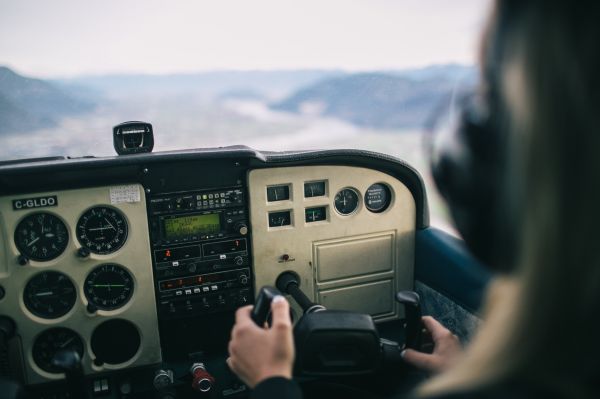 volador, avión, avión, aeronave, rueda, conducción