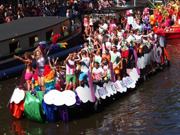 personer,folkmassan,karneval,båt,livsstil,holland