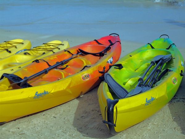 beach, sea, boat, paddle, vehicle, play