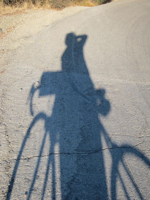 neve, inverno, estrada, bicicleta, asfalto, areia