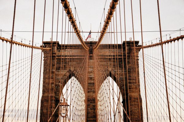 architecture,bridge,new york city,structure,wood,suspension bridge