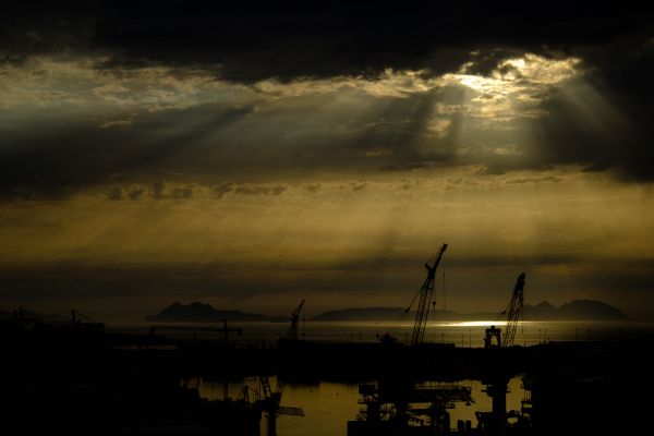 mar,Oceano,ligero,cielo,horizonte,nube