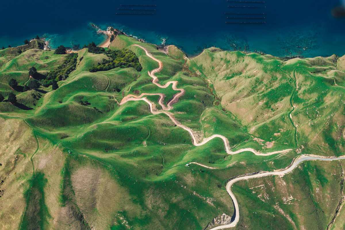 paesaggio, mare, costa, oceano, strada, verde, terreno, pianura, altopiano, ecosistema, curvo, vista a volo d'uccello, fotografia aerea, caratteristica geografica, atmosfera della terra