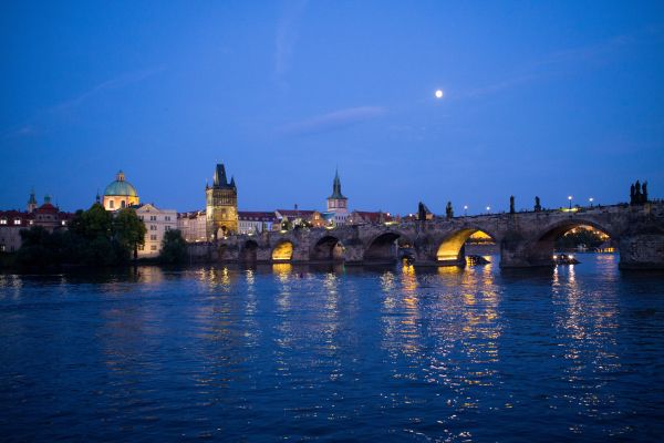 Meer,Wasser,Horizont,Himmel,Sonnenuntergang,Brücke