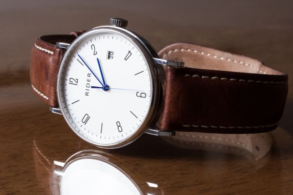 Uhr, Hand, Leder, Zeit, Jahrgang, Retro