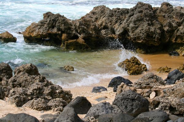 beach, landscape, sea, coast, water, nature