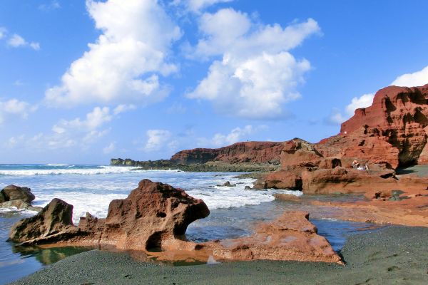 Strand, Landschaft, Meer, Küste, Sand, Rock