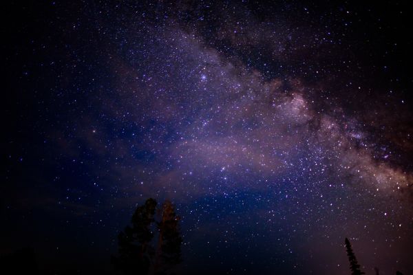 天空, 晚, 星, 银河, 大气层, 空间