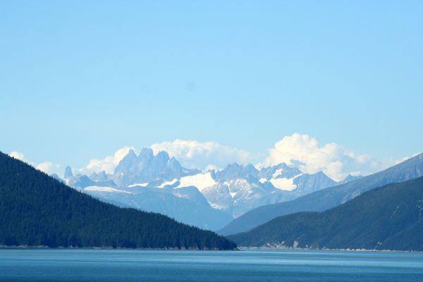 Landschaft, Meer, Wasser, Berg, Baum, Ozean