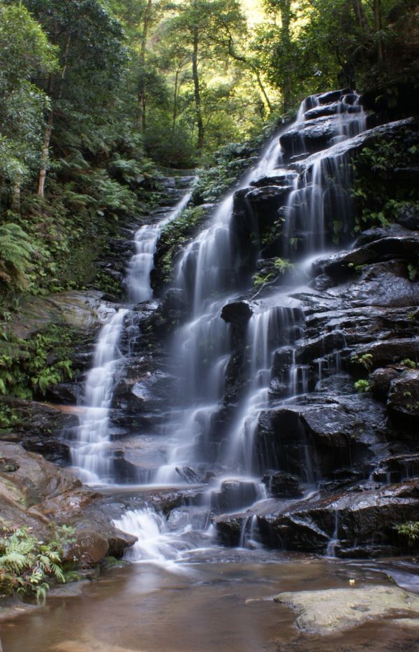 Landschaft, Wasser, Natur, Rock, Wasserfall, Wald