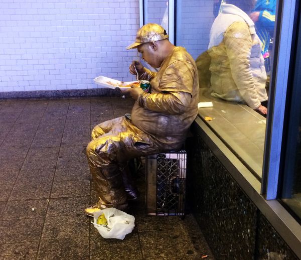 Straße,städtisch,Statue,Lebensmittel,USA,Künstler