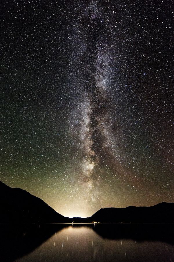 paysage,région sauvage,ciel,nuit,eau,Montagne