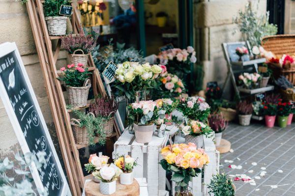 anlegg,blomst,bukett,måltid,butikk,blomsterhandler