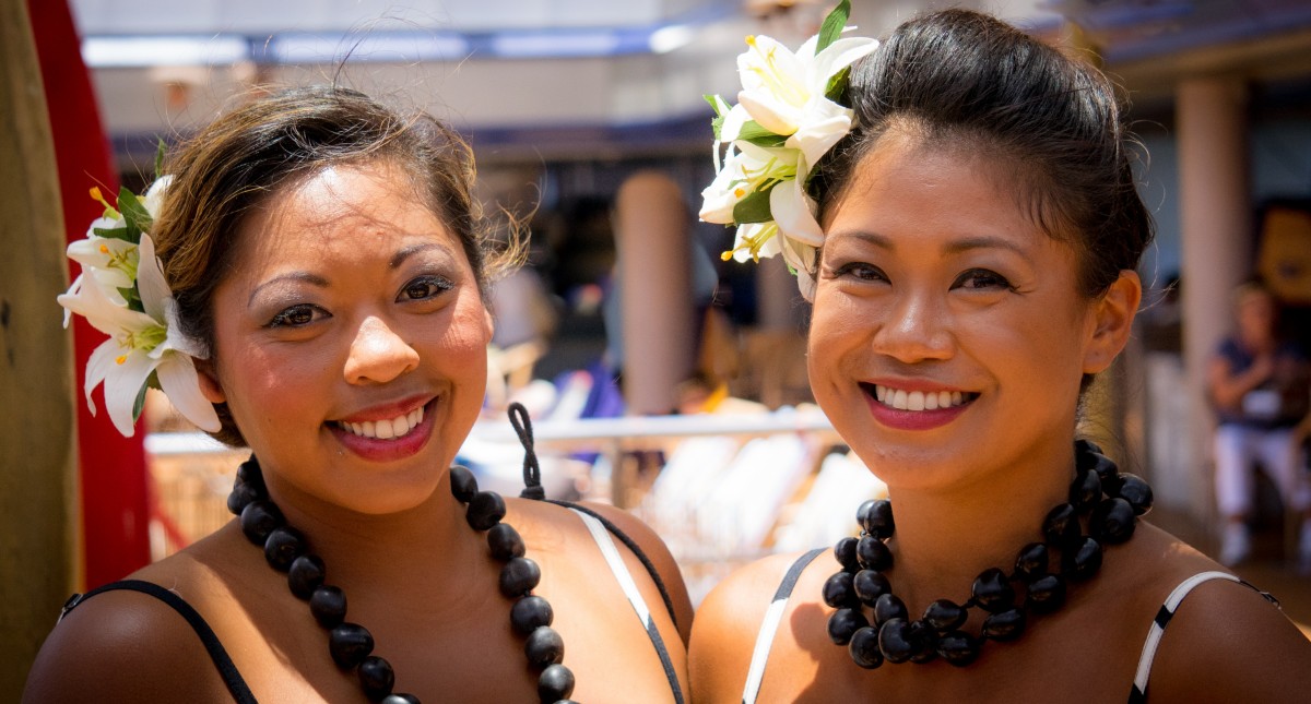 pessoas, menina, mulher, flor, fêmea, morena, retrato, jovem, tropical, senhora, noiva, casamento, sorridente, sorrir, étnico, feliz, mulheres, beleza, evento, havaiano, atraente, linda, polinésio