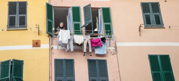 architecture, house, window, person, woman, white