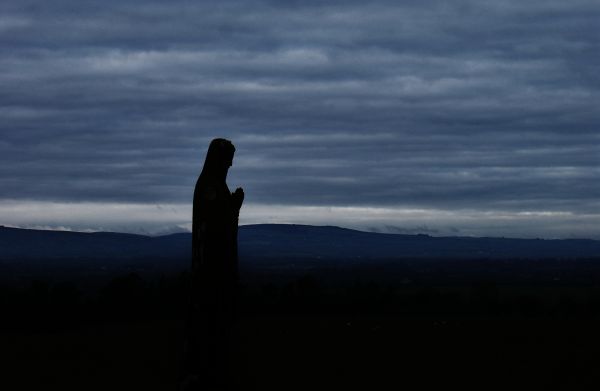 silhouette,mare,costa,oceano,orizzonte,montagna