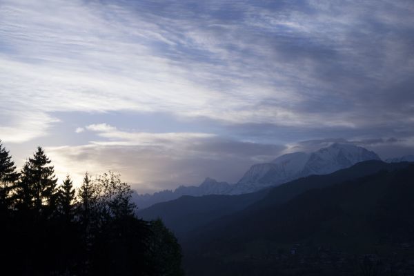 landscape, nature, wilderness, mountain, snow, cloud