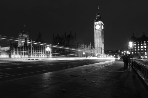 Licht,Schwarz und weiß,Brücke,Skyline,Nacht-,Stadt