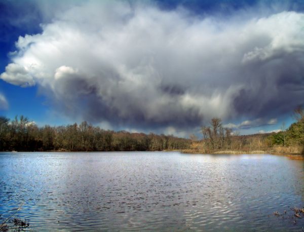 landschap,water,natuur,berg-,wolk,hemel