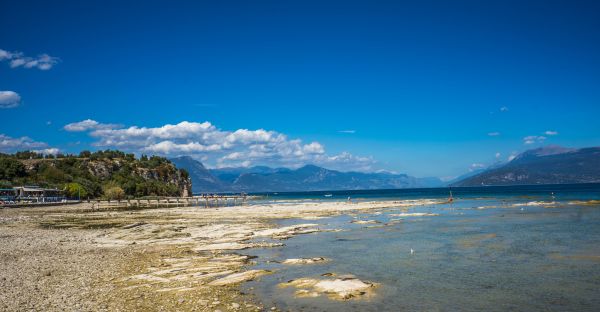 strand, landschap, zee, kust, water, zand