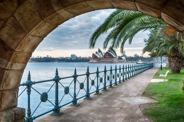 sea,vacation,sydney,australia,walkway,arch