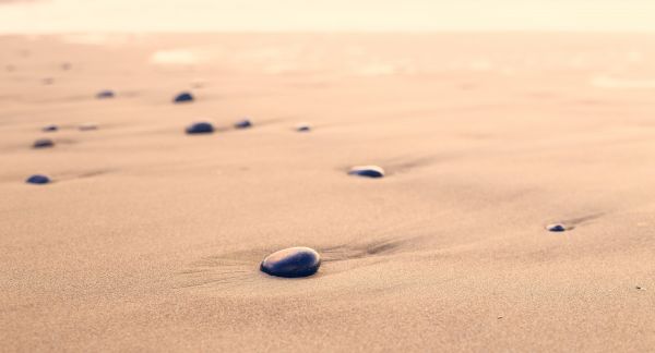 Strand,hav,sand,stein,småstein,materiale