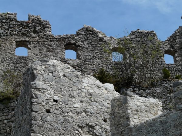 Rock, Berg, Gebäude, Mauer, Fenster, Stein