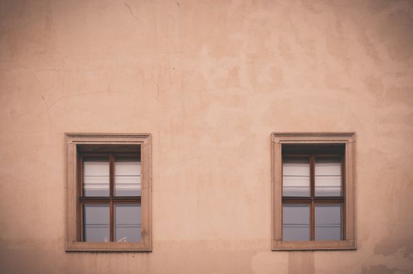 arquitectura, madera, blanco, casa, ventana, edificio