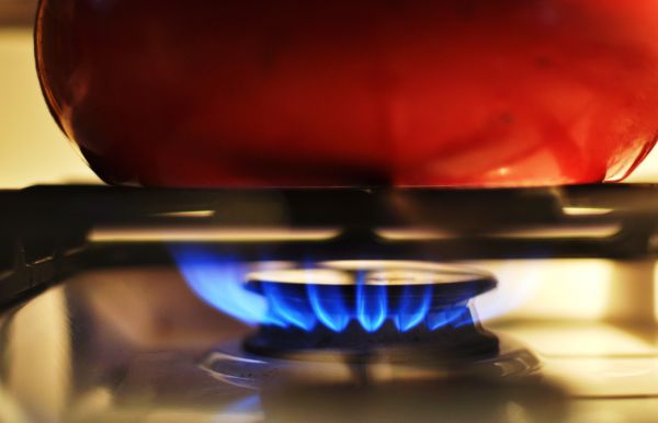 fornuis, warmte, keuken-, brander, vlam, gas-