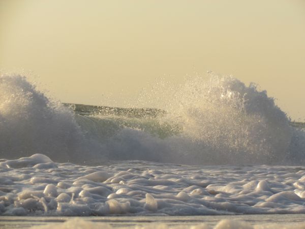 пляж, море, берег, воды, природа, песок